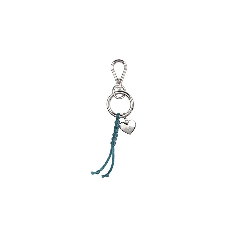 Blue heart keyring