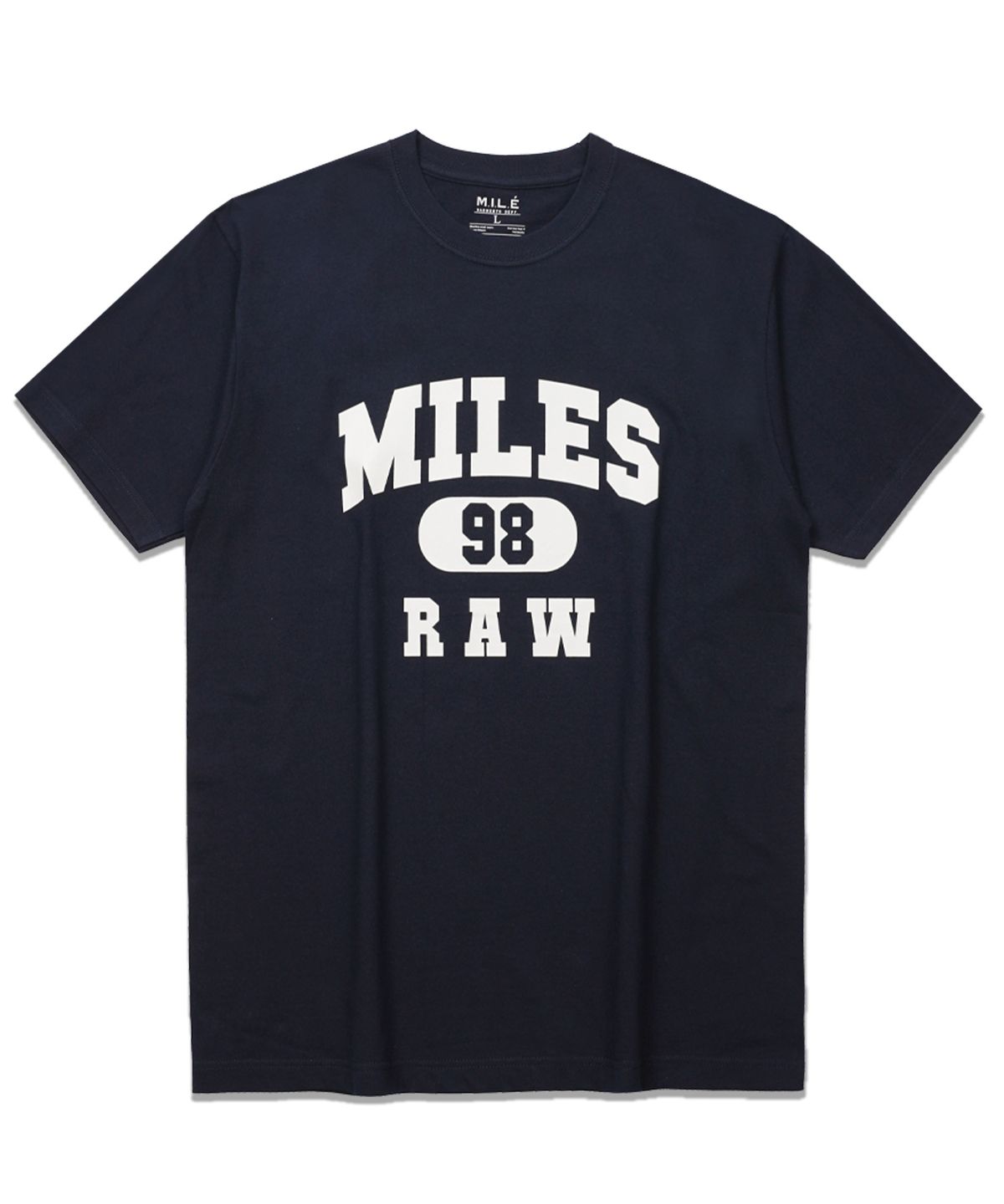 더마일(THEMILE) MILES 98 RAW CREW [NAVY]