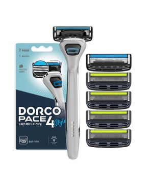 페이스4 스타일 면도기+면도날 총6입