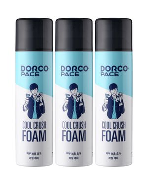 페이스 쿨크러쉬 대용량 쉐이빙폼 250ml 3개