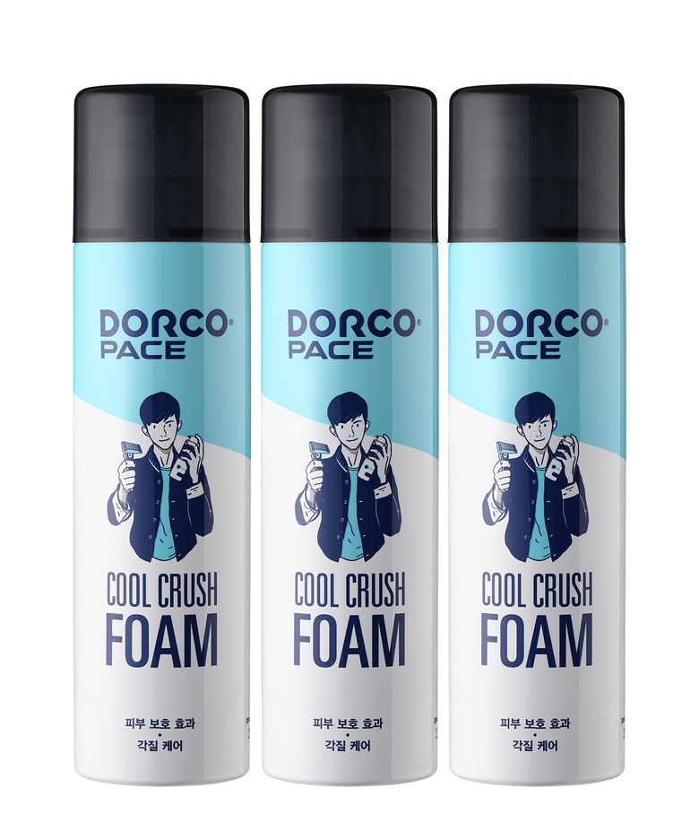 페이스 쿨크러쉬 대용량 쉐이빙폼 250ml 3개