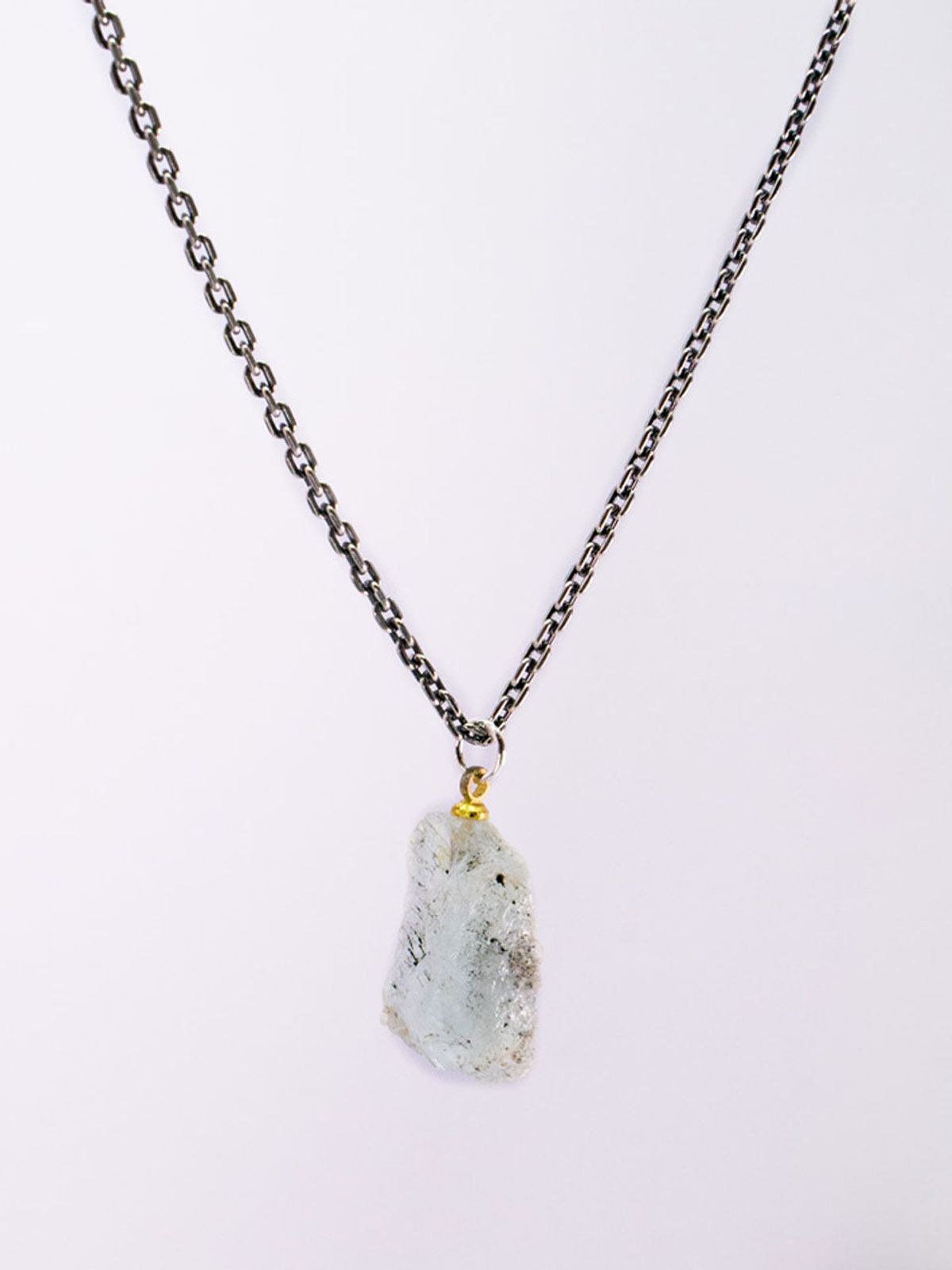 하랑(HARANG) HR 326N_Aquamarine Necklace