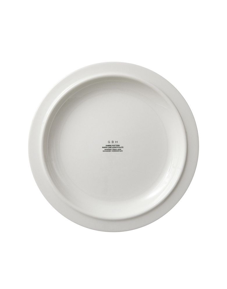 X FABRIK POTTERY PAPER LINE LUNCH PLATE 런치 플레이트