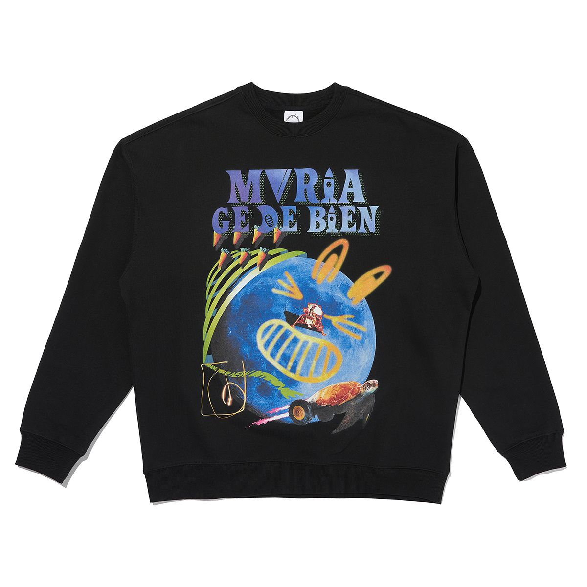 마리아쥬드비엔(MARIAGEDEBIEN) BLACK SWEAT-SHIRTS (098)
