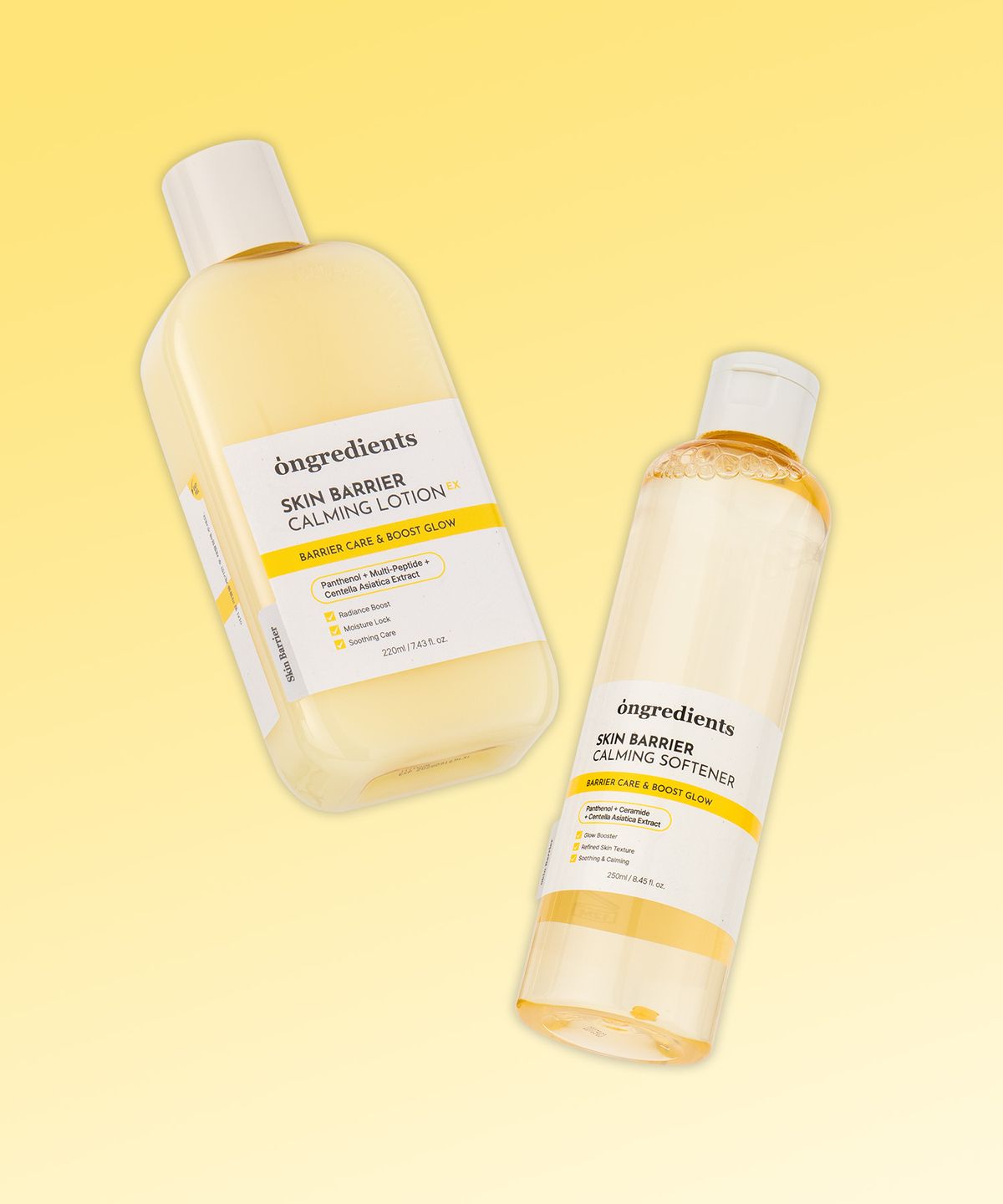 온그리디언츠(ONGREDIENTS) [화잘먹 촉촉DUO] 스킨 베리어 카밍 로션 EX 220ml + 스킨 베리어 카밍 소프너 250ml