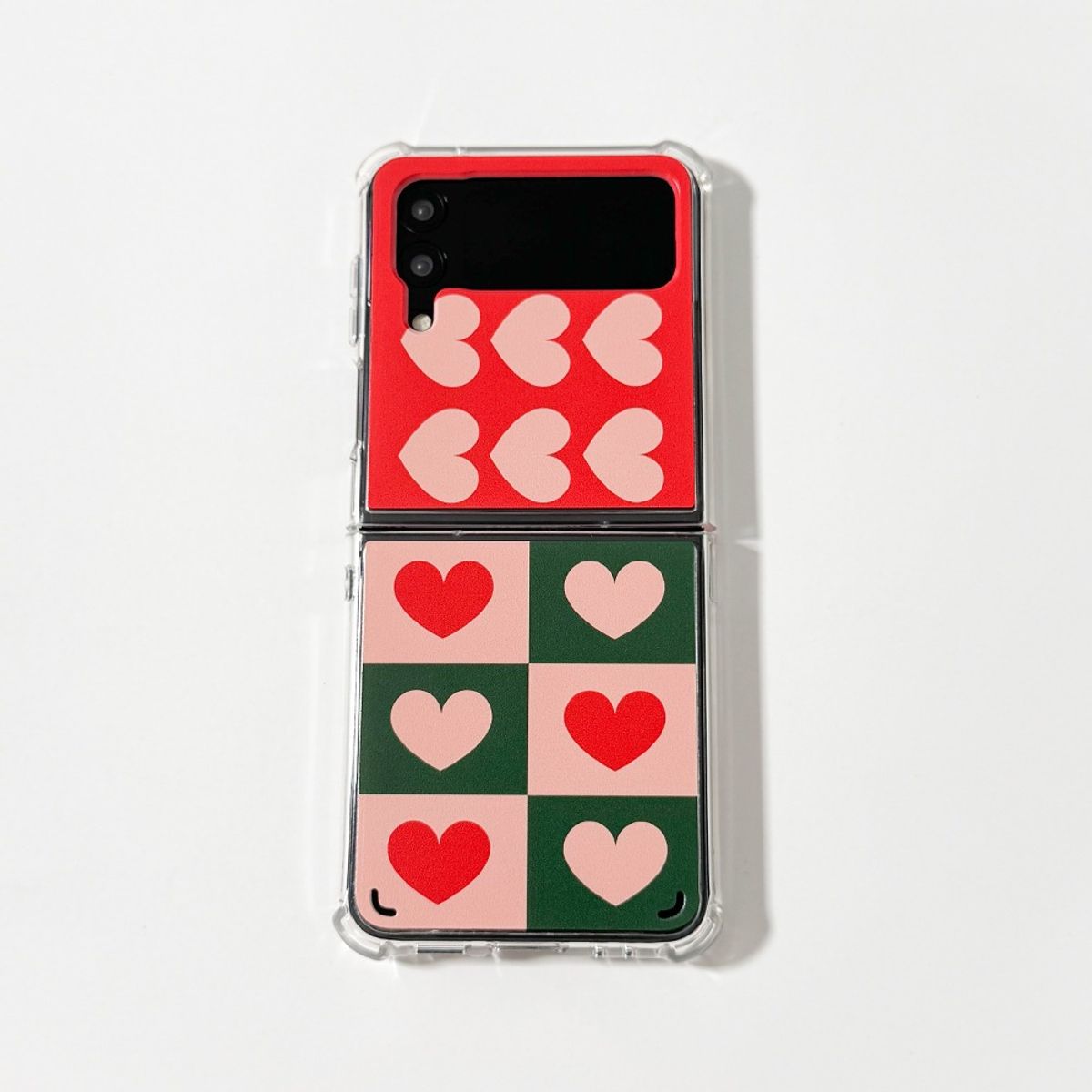 에이쓰리비쓰리(A3B3) (Z Flip 3.4.5) Heart Pattern 하트 패턴 Z 플립 3.4.5 젤하드