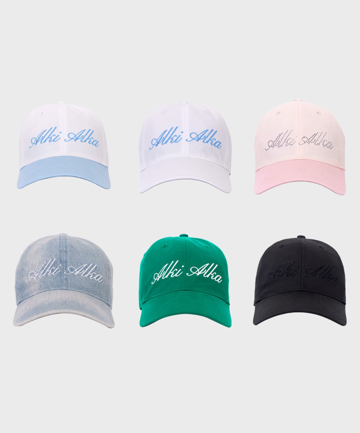 알키알카(ALKI ALKA) Logo Ball Cap (6colors)