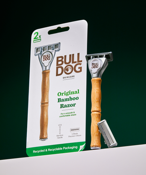 불독 오리지널 대나무 5중날 면도기 (날 2개입 포함)