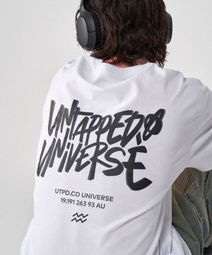 유니버스 오버랩 퓨어코튼 빅 오버핏 반팔 티셔츠 4COLOR