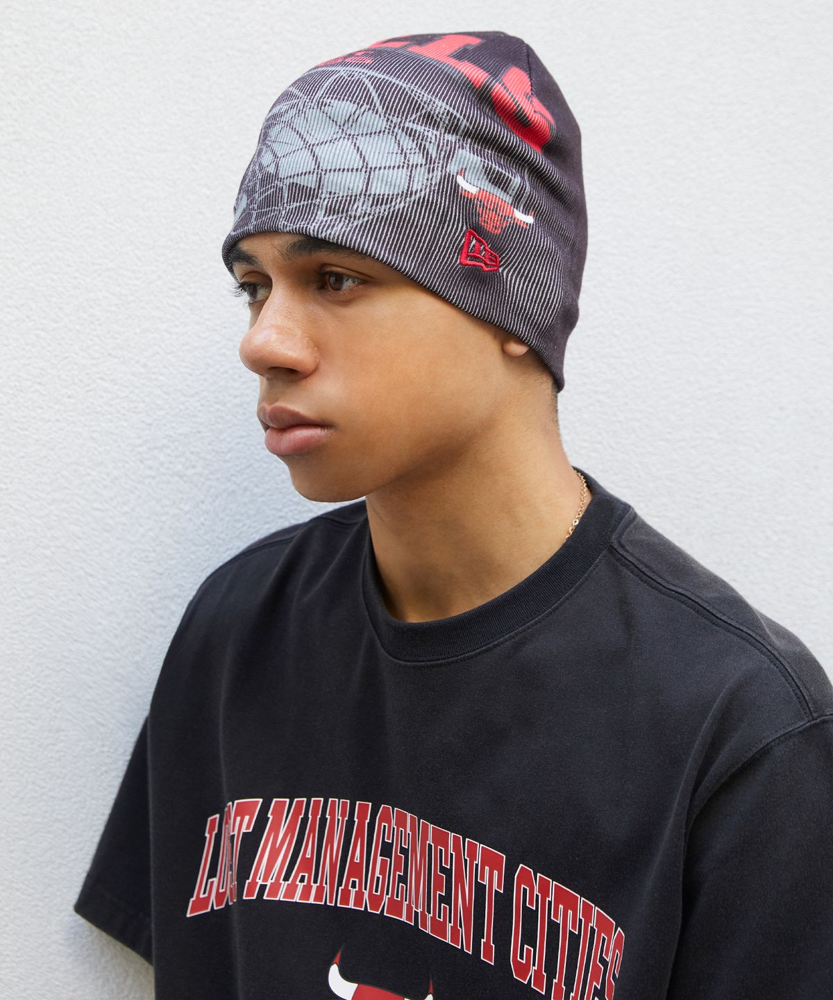 엘엠씨(LMC) LMC X NEWERA AOP BEANIE black