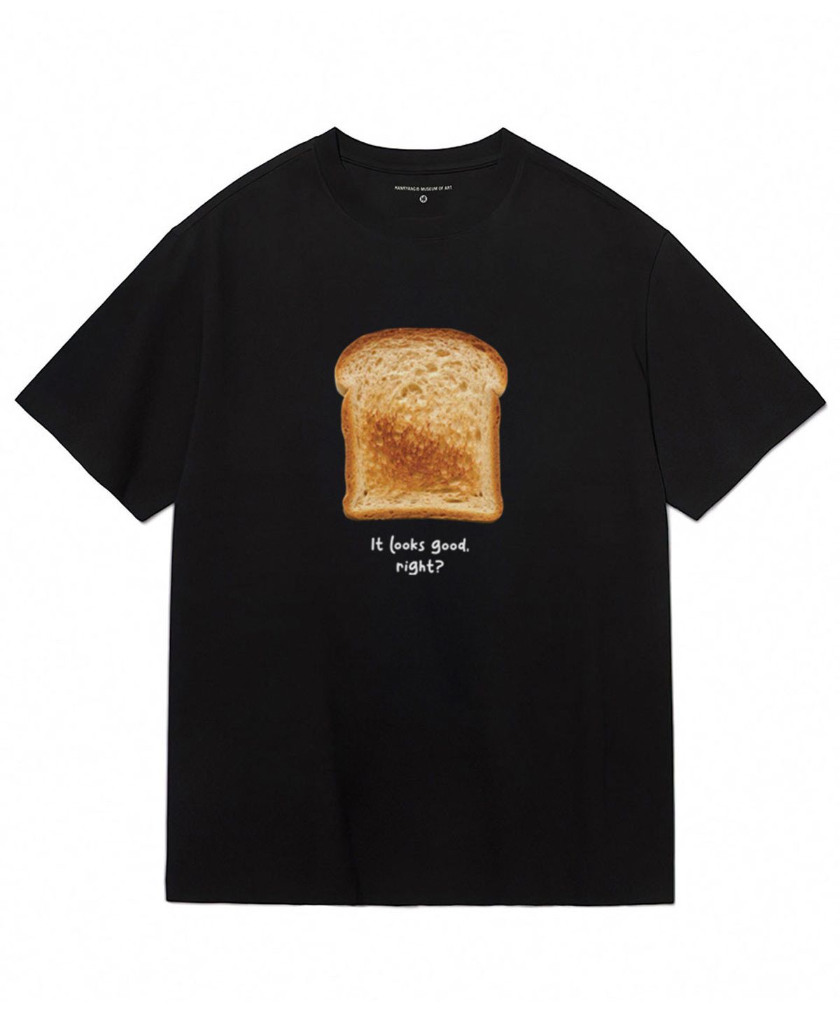 한량 컬렉티브(HANRYANG COLLECTIVE) HR bread short tshirt black 식빵 블랙 반팔티