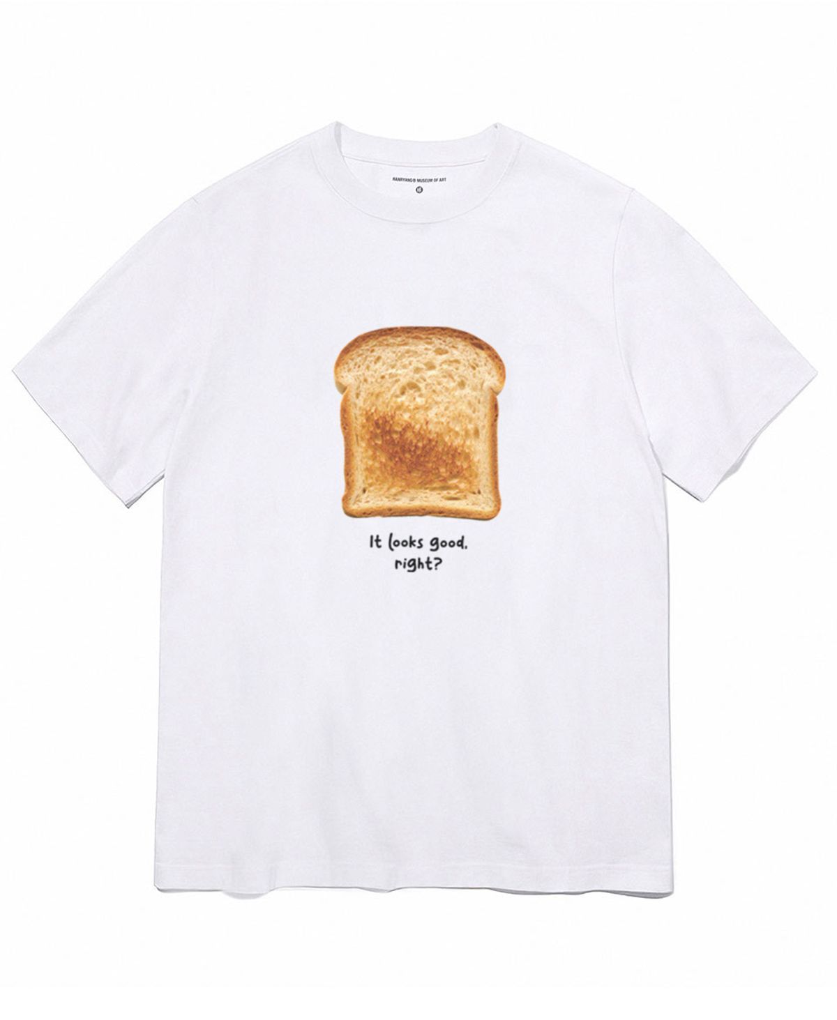 한량 컬렉티브(HANRYANG COLLECTIVE) HR bread short tshirt white 식빵 화이트 반팔티