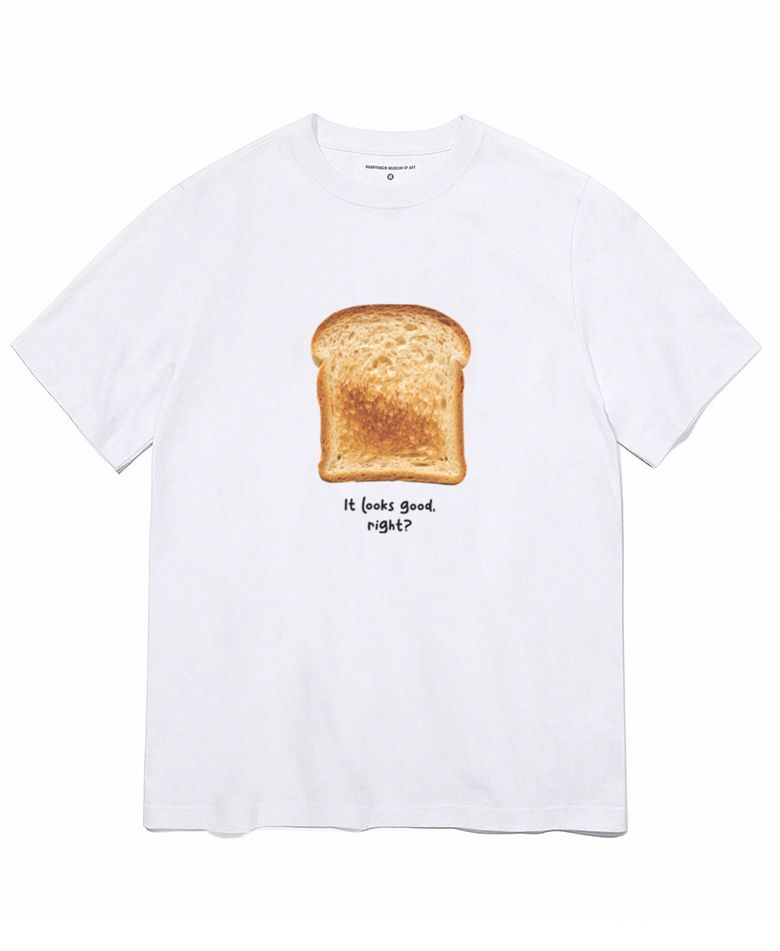HR bread short tshirt white 식빵 화이트 반팔티