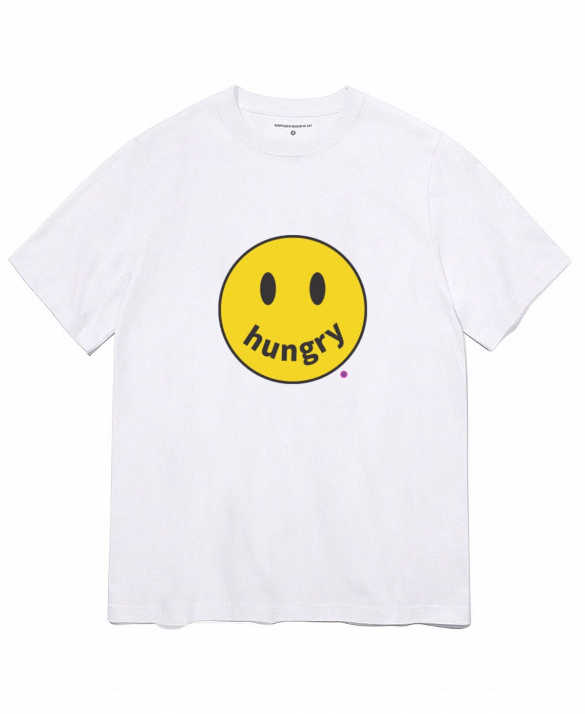 한량 컬렉티브(HANRYANG COLLECTIVE) HR smile hungry short tshirt white 스마일 헝그리 화이트 반팔티