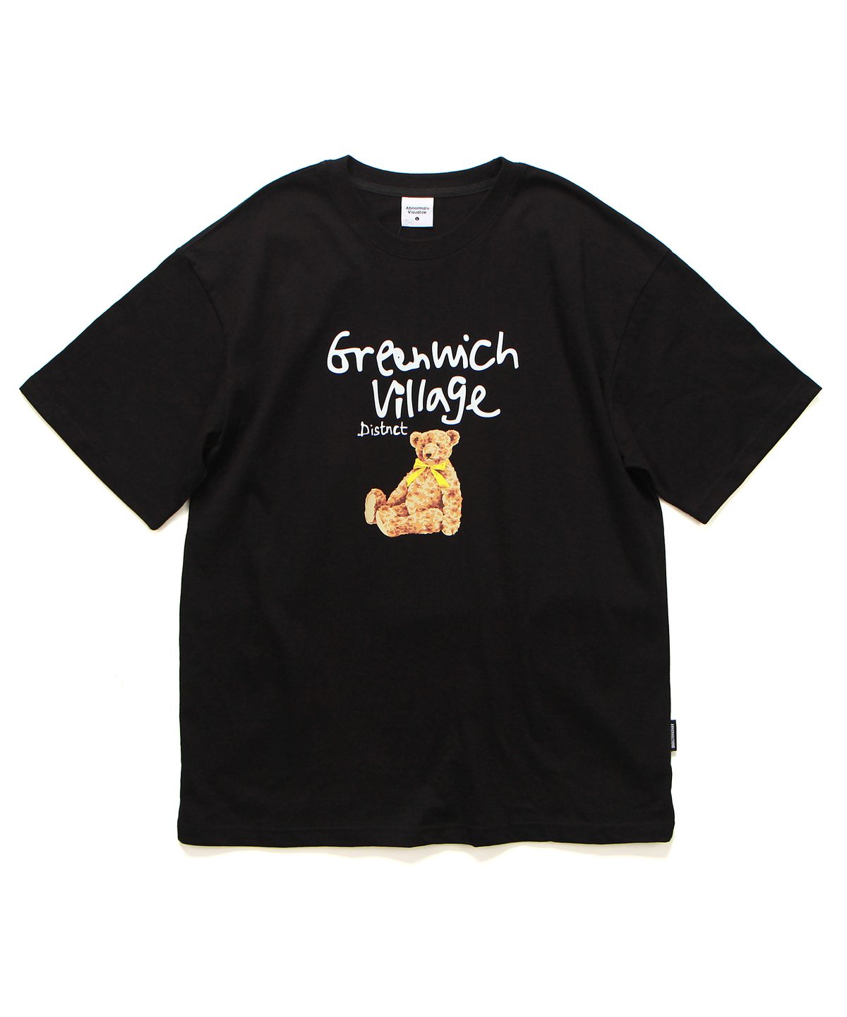 앱놀머씽(ABNORMALTHING) 그리니치 티셔츠 블랙 (GREENWICH T-SHIRT BLACK)