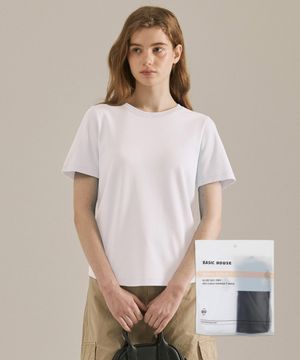 [2PACK] 여성 프리미엄 순면40수 반팔티셔츠(3칼라) LATS0213