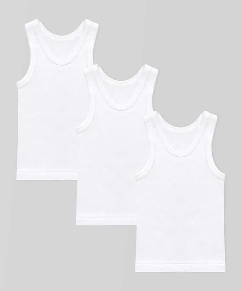 T 남아 민소매 런닝 3PACK