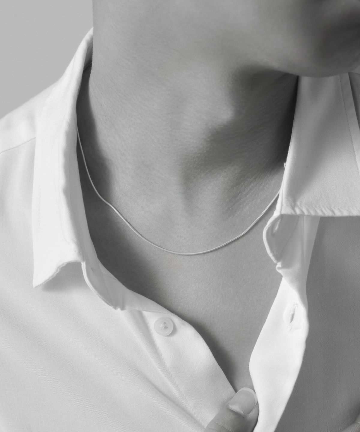 노비스도쿄(NOVICE TOKYO) 심플 내로우 목걸이 Simple Narrow Necklace [Stainless]