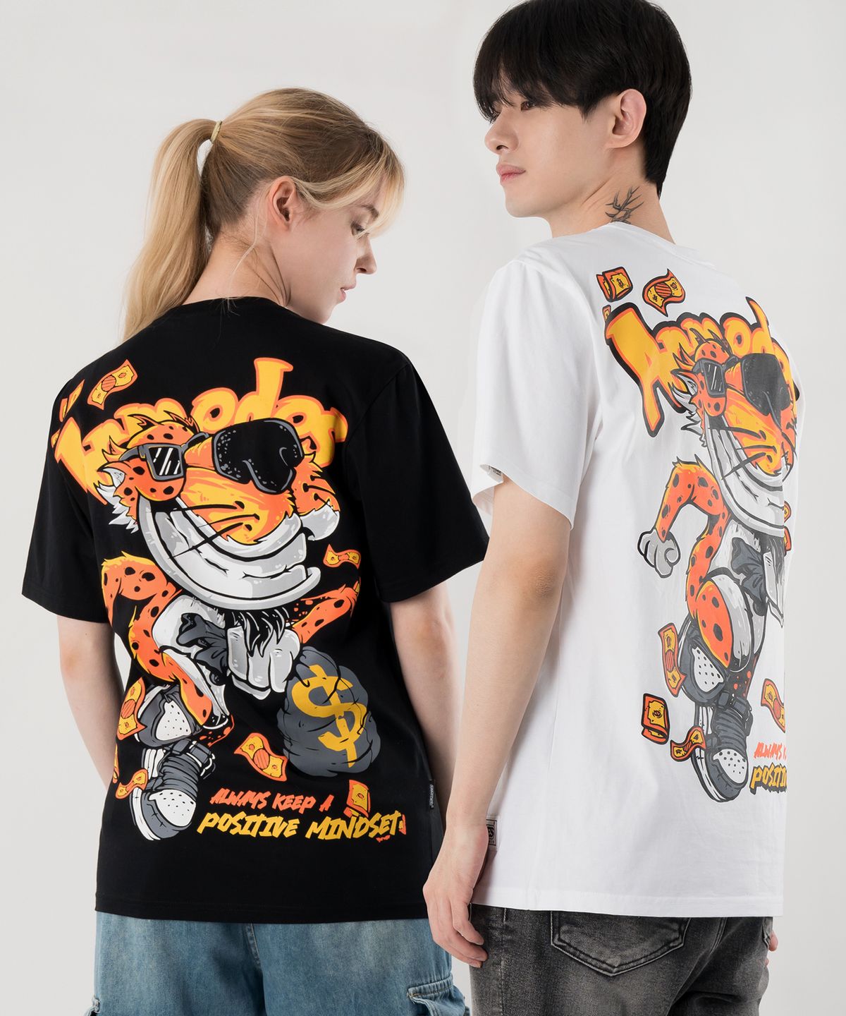 아르메데스(ARMEDES) [2PACK] 면 20수 아트그래픽 티셔츠 (1001)