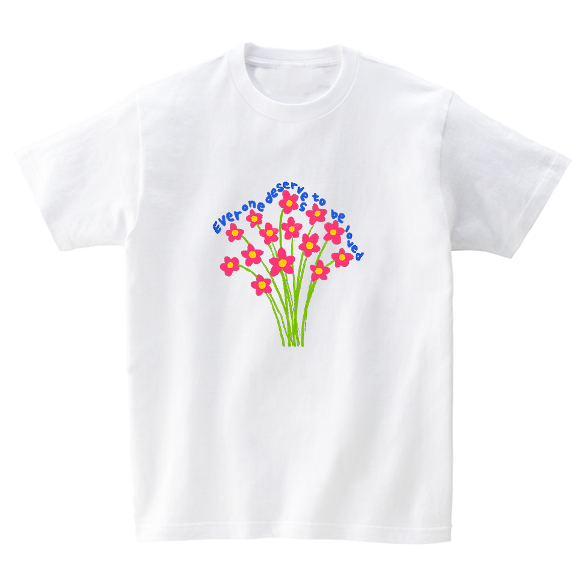 어썸어스(AWESOMEUS) EVERONE DESERDES TO BE LOVED T-SHIRTS_4COLOR