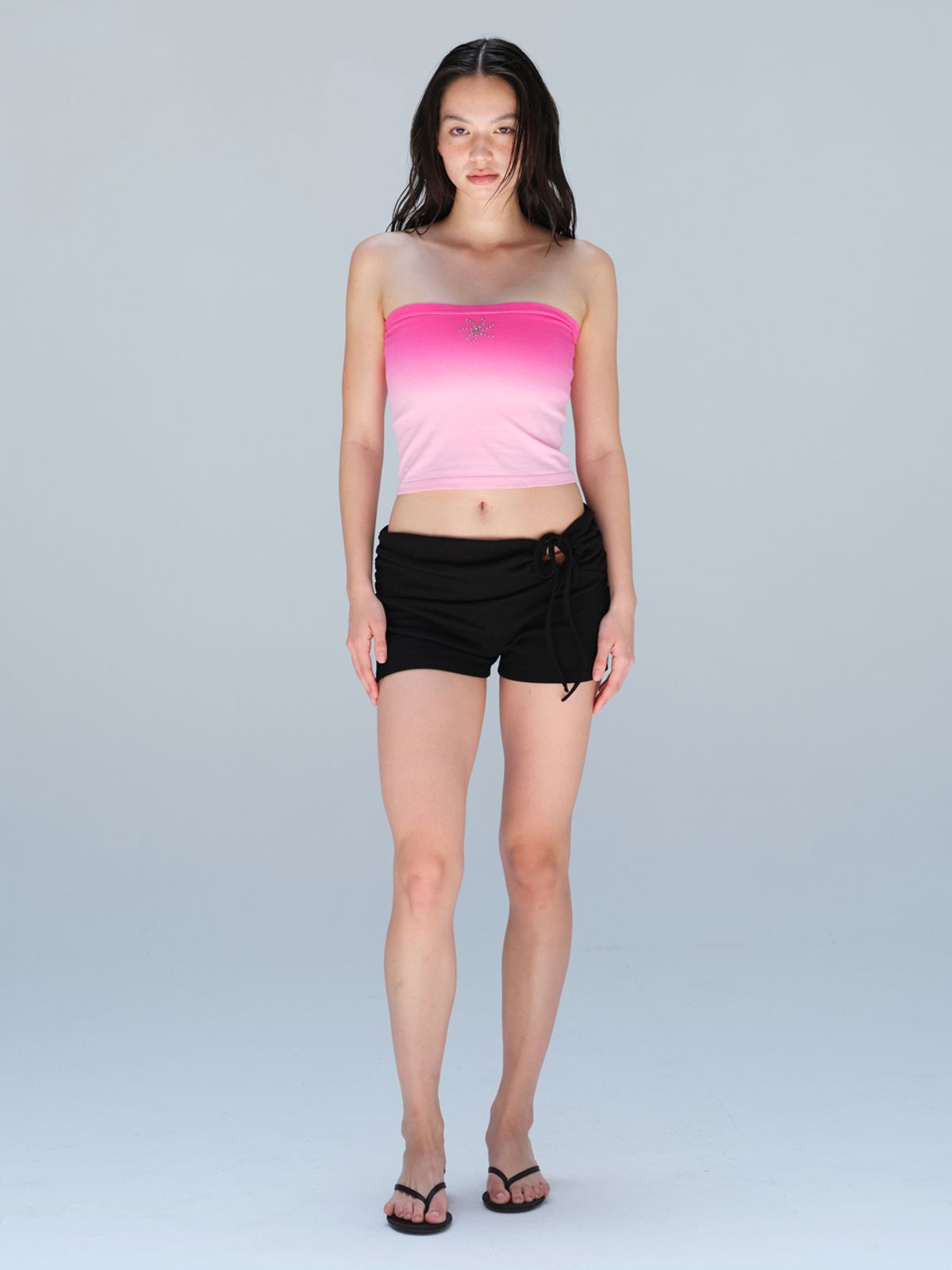 익스파이어드걸(EXPIRED GIRL) Sandy Shorts Black