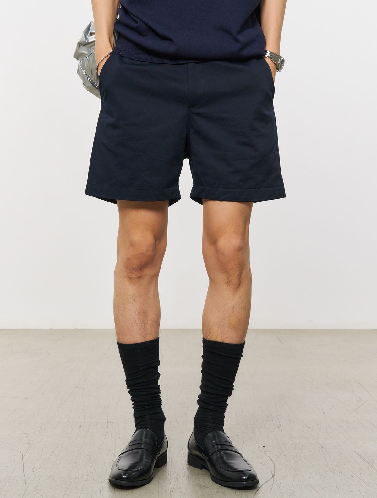제너럴아이디어(GENERALIDEA) MAN 베이직 치노 쇼츠 [NAVY] / SBD2M12007