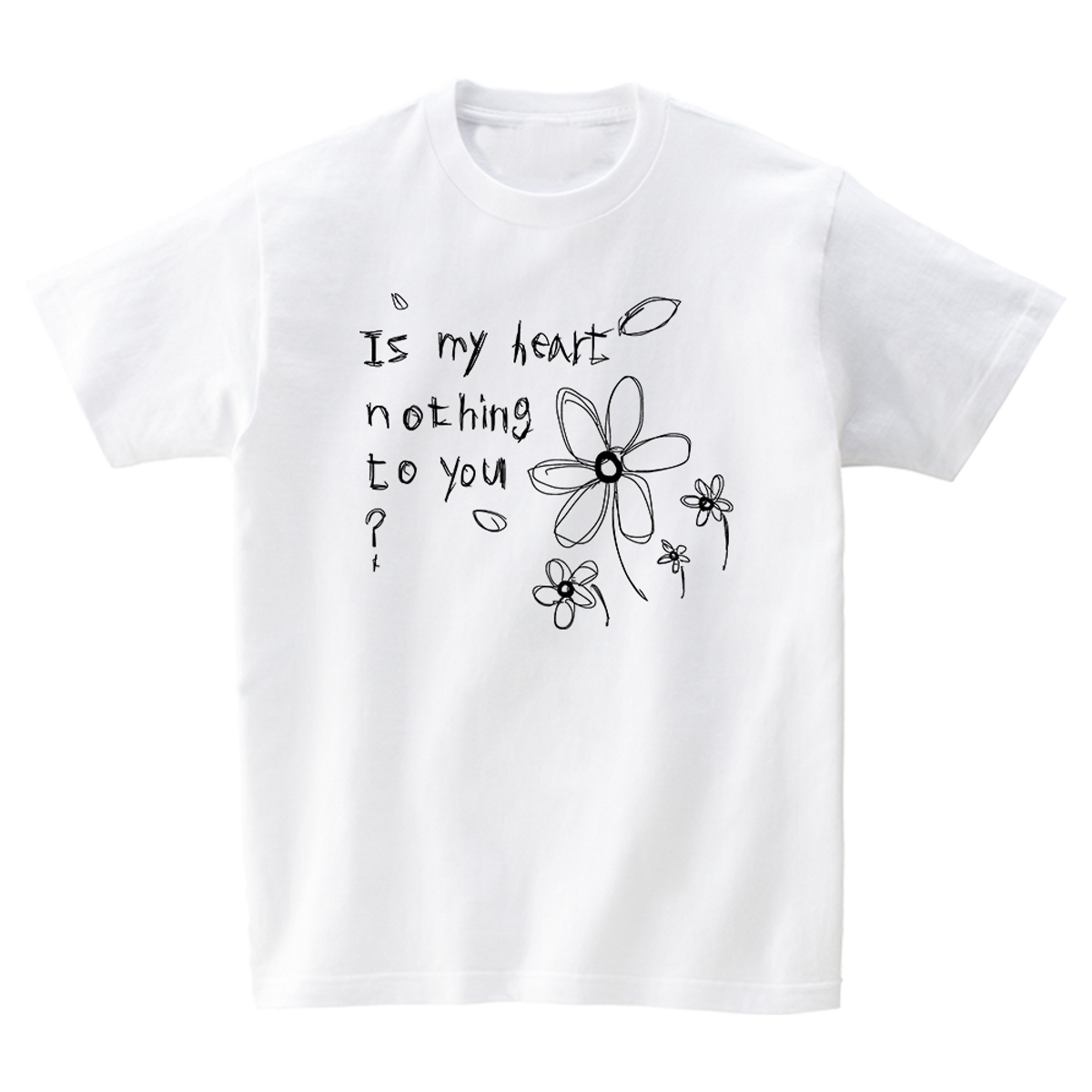 어썸어스(AWESOMEUS) IS MY HEART NOTHING TO YOU T-SHIRTS_4COLOR