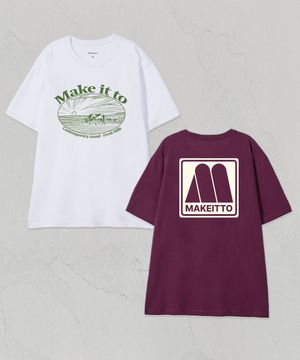 [SET]FRESH MILK+SQUARE LOGO CREW NECK TEE 2종 세트