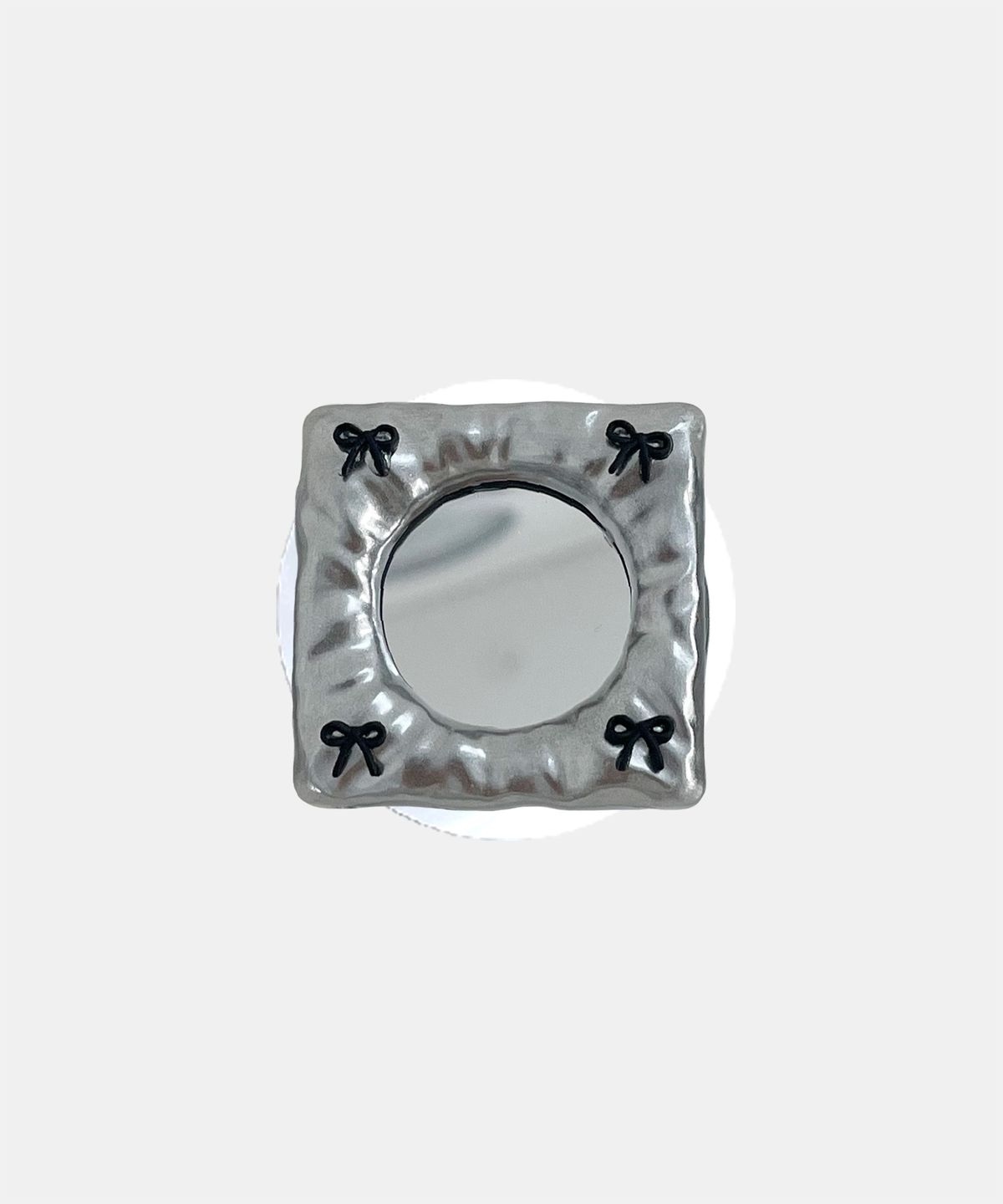 소유템(SOUTEM) [Magsafe] Silver Garden Mirror Tok