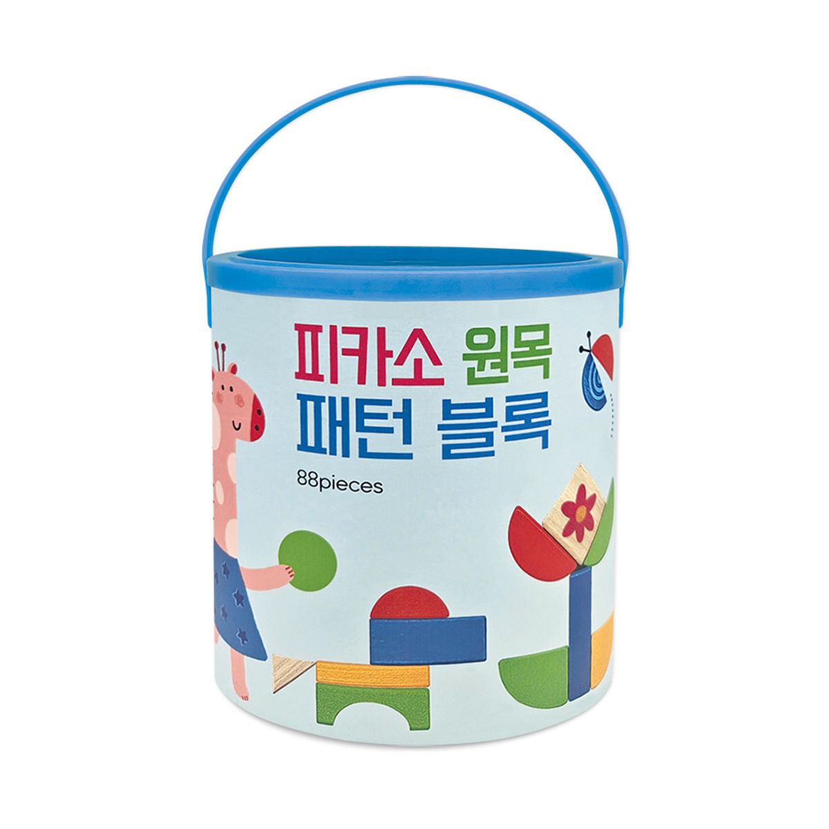 블루래빗(BLUERABBIT) 피카소원목패턴블록