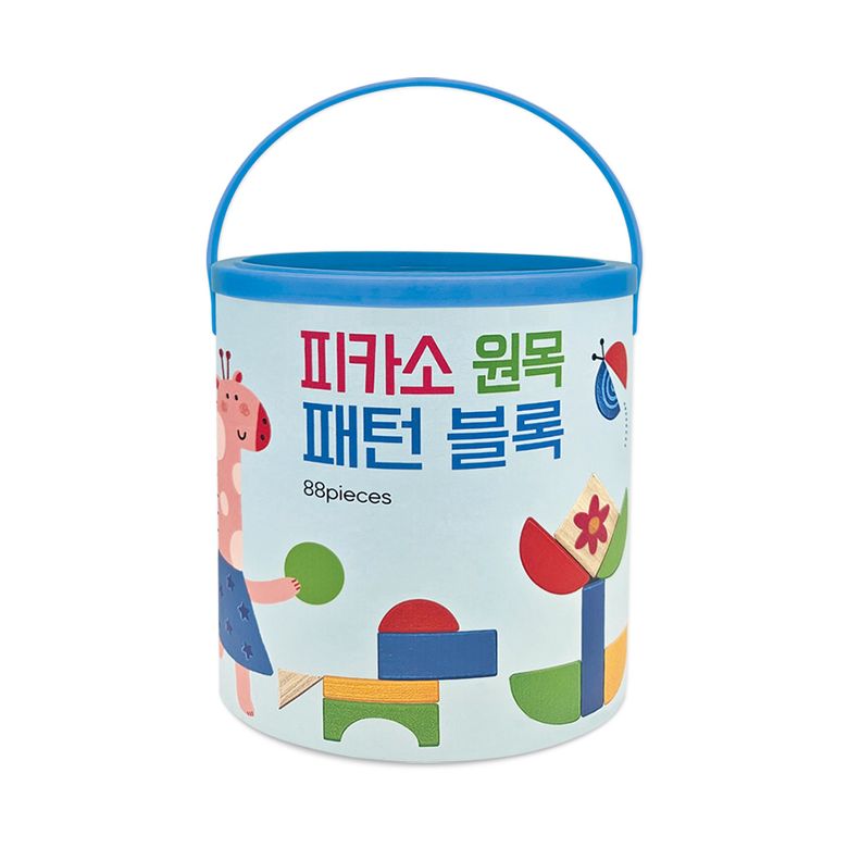 피카소원목패턴블록