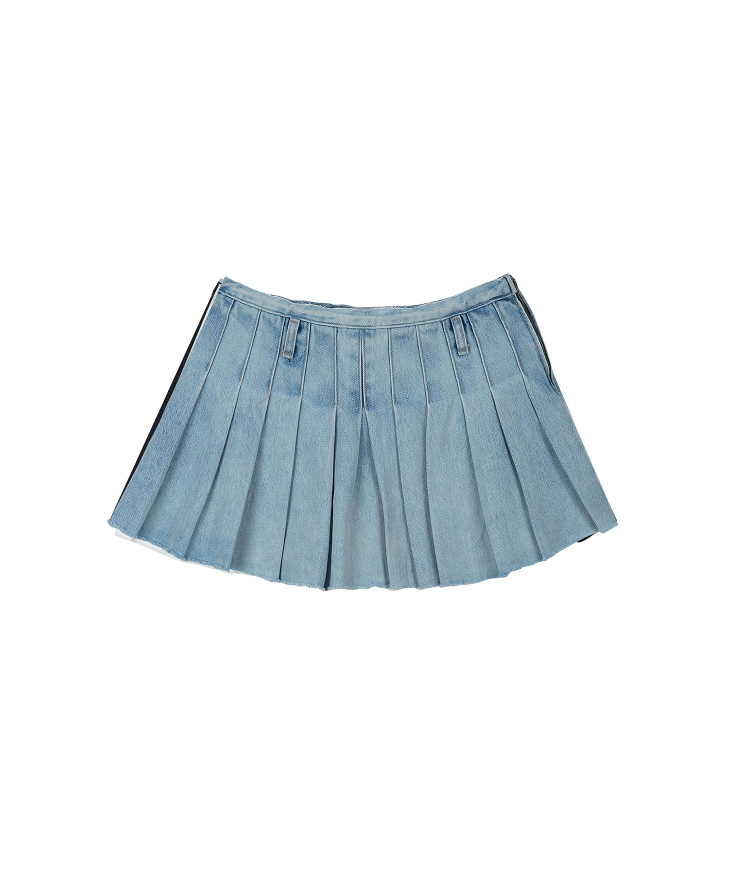 ミニスカート Porta CORN DENIM PLEATS SKIRT LIGHT BLUE MUSINSA | PORTA CORN DENIM PLEATS SKIRT, LIGHT BLUE