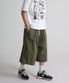 시티보이 투턱 버뮤다 밴딩팬츠 카키