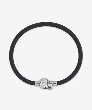 러버 코드 스컬 팔찌 - 블랙 / 7058461AAIK8560