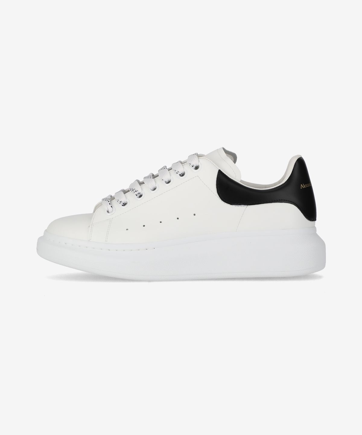 알렉산더 맥퀸(ALEXANDER McQUEEN) 오버솔 스니커즈 - 화이트:블랙 / 553680WHGP59061