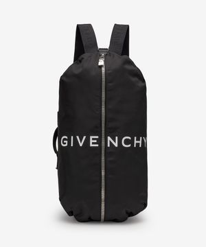 G 지퍼 나일론 백팩 - 블랙 / BK50A8K1JE001