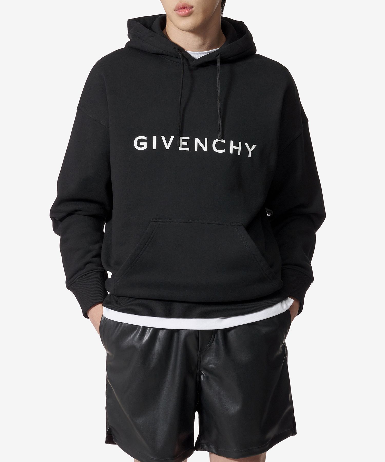 パーカー・フーディ *GIVENCHY* AKITATYPE MELTON SLIM FIT HOOD BLACK BMJ0HC3YAC00 MUSINSA | GIVENCHY AKITATYP MELTON SLIM FIT HOOD - BLACK