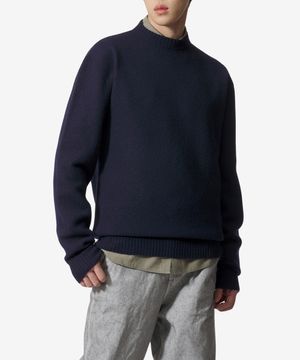 크루넥 니트 - 미드나잇 / J21GP0002J14603402