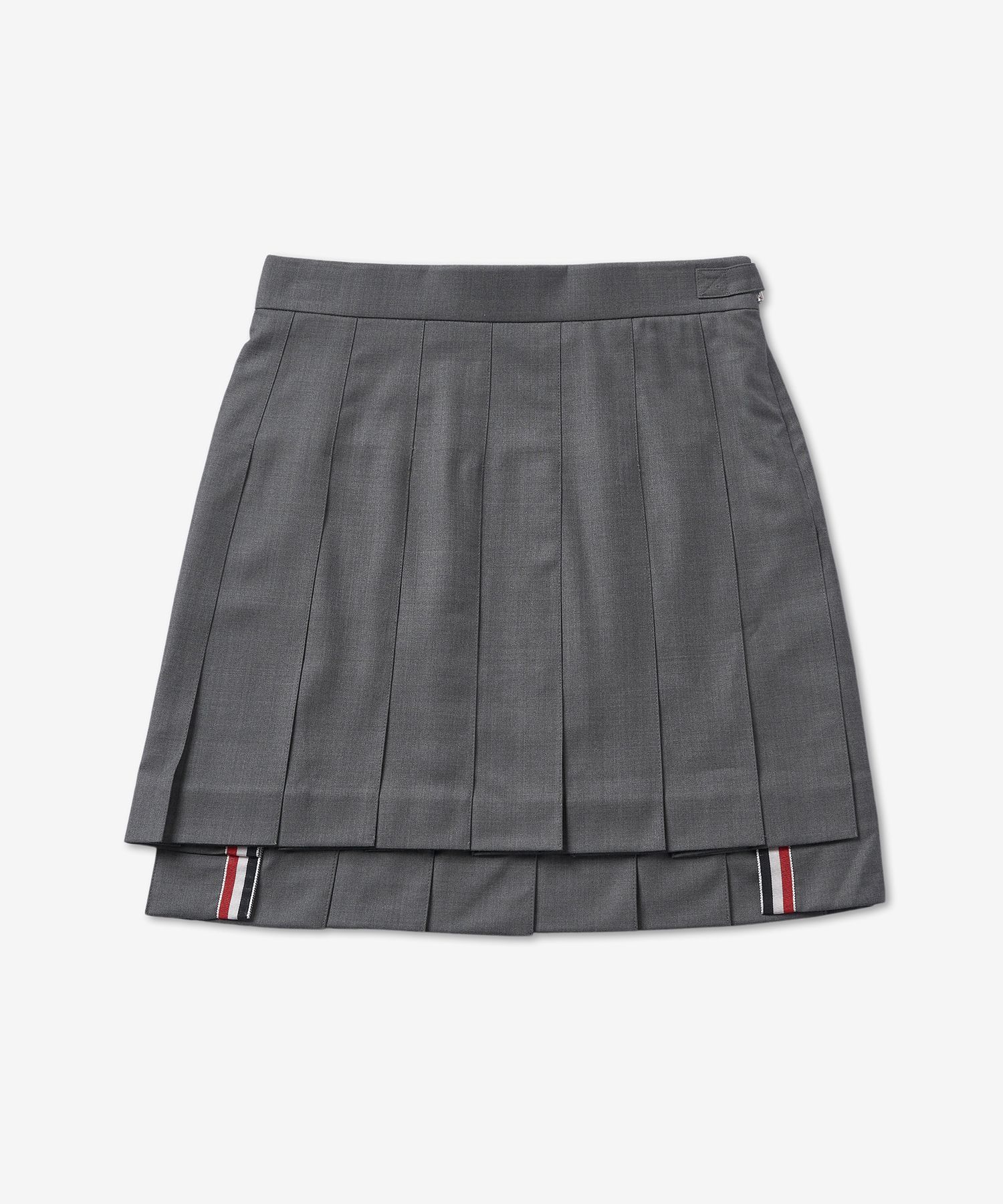 MUSINSA公式 | THOM BROWNE ミニRWBタブプリーツスカート - ミディアム 