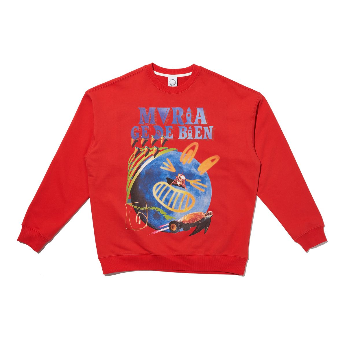 마리아쥬드비엔(MARIAGEDEBIEN) RED SWEAT-SHIRTS (106)