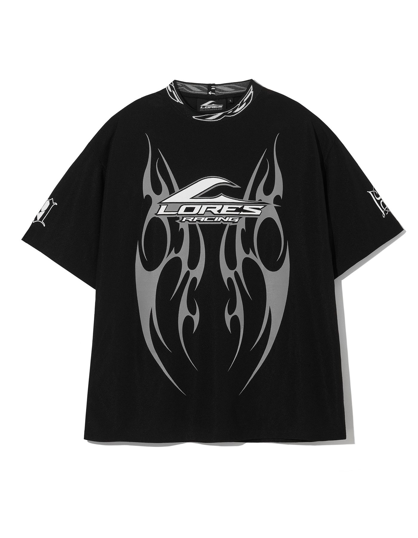 ★LORES★Guccimaze Flame Jersey★送料・関税込★ MUSINSA公式 | LORES Guccimaze Flame Jersey - Black