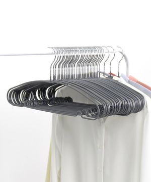 PVC 논슬립 슬림 옷걸이 30개 [그레이]