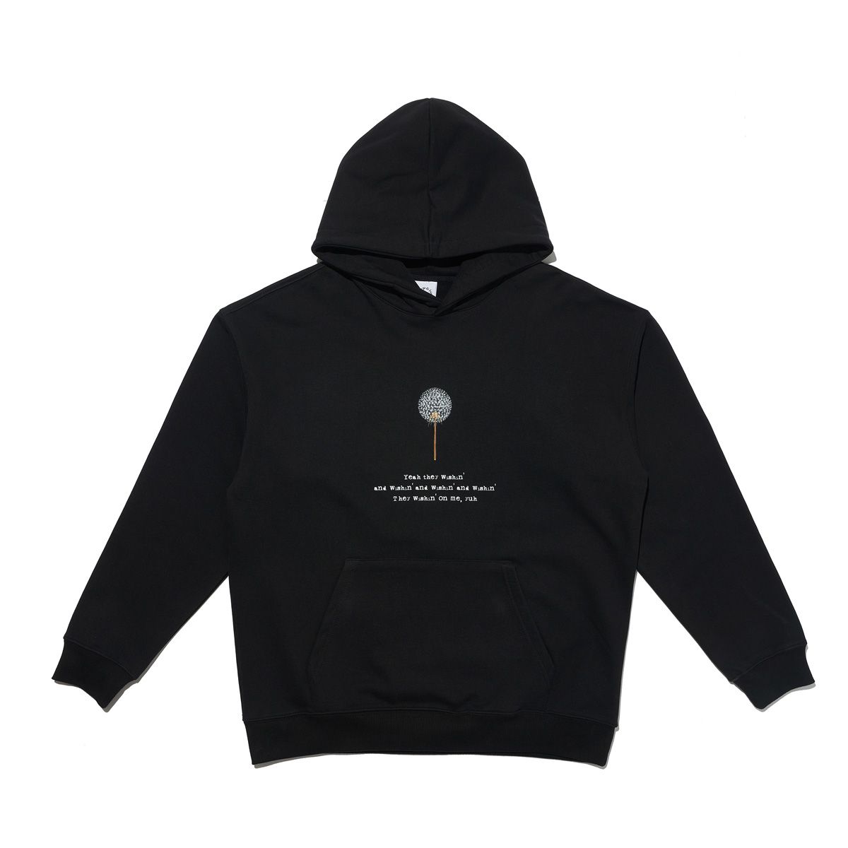 마리아쥬드비엔(MARIAGEDEBIEN) BLACK HOODIE (116)