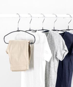 PVC 논슬립 어린이 옷걸이 30개 [그레이]