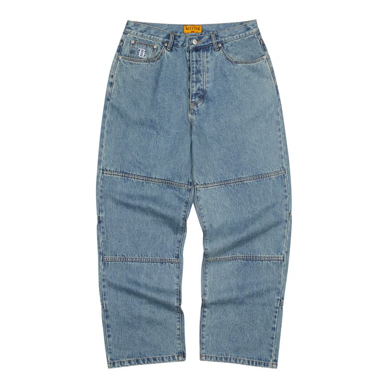 F*CK OFF WITH THAT SHIT DENIM PANTS BLUE