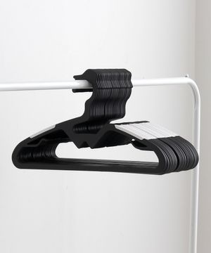올리 논슬립 옷걸이 30P [블랙]