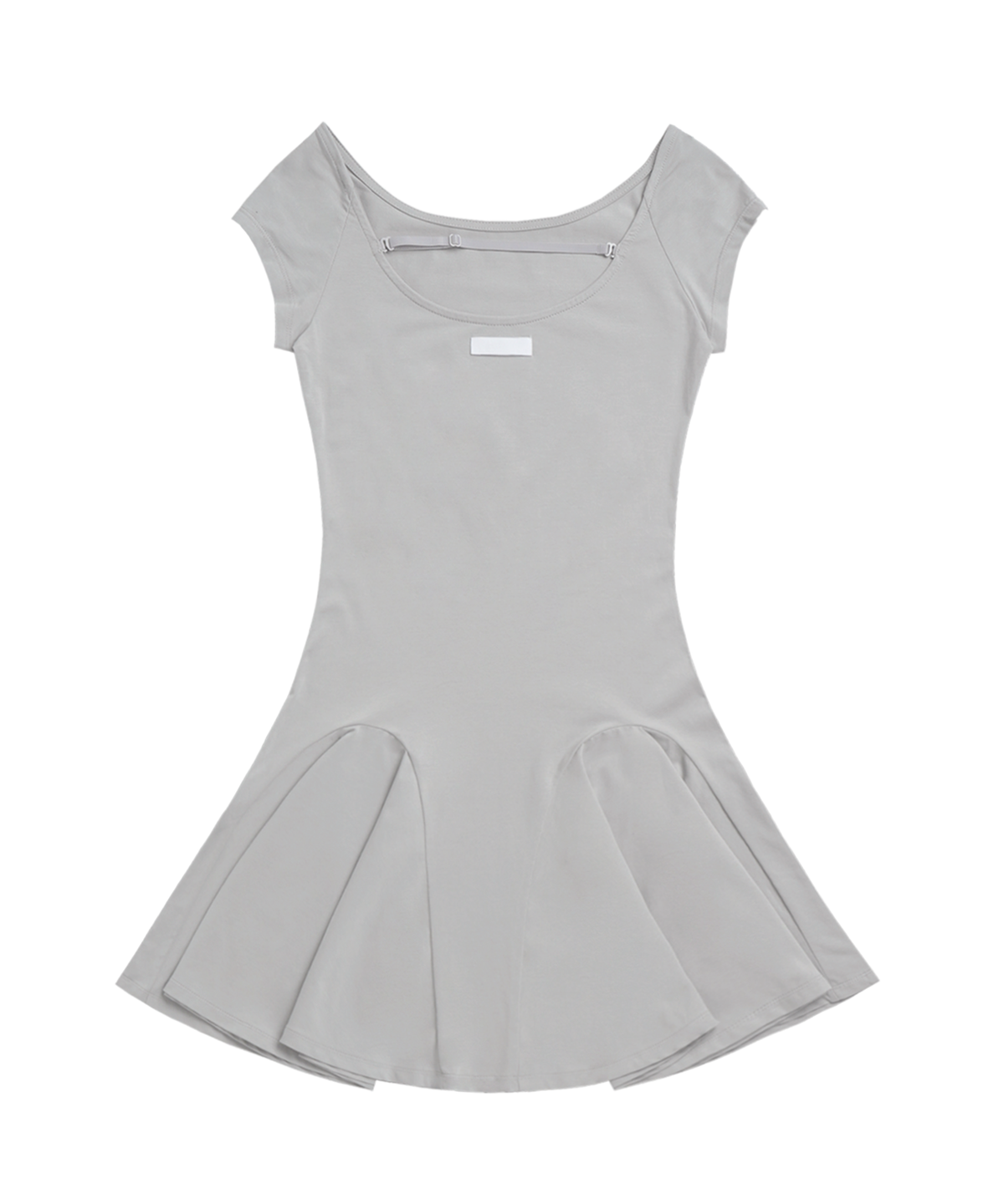 오호스(OJOS) i:e Fluid Capsleeve Dress 01 / Grey