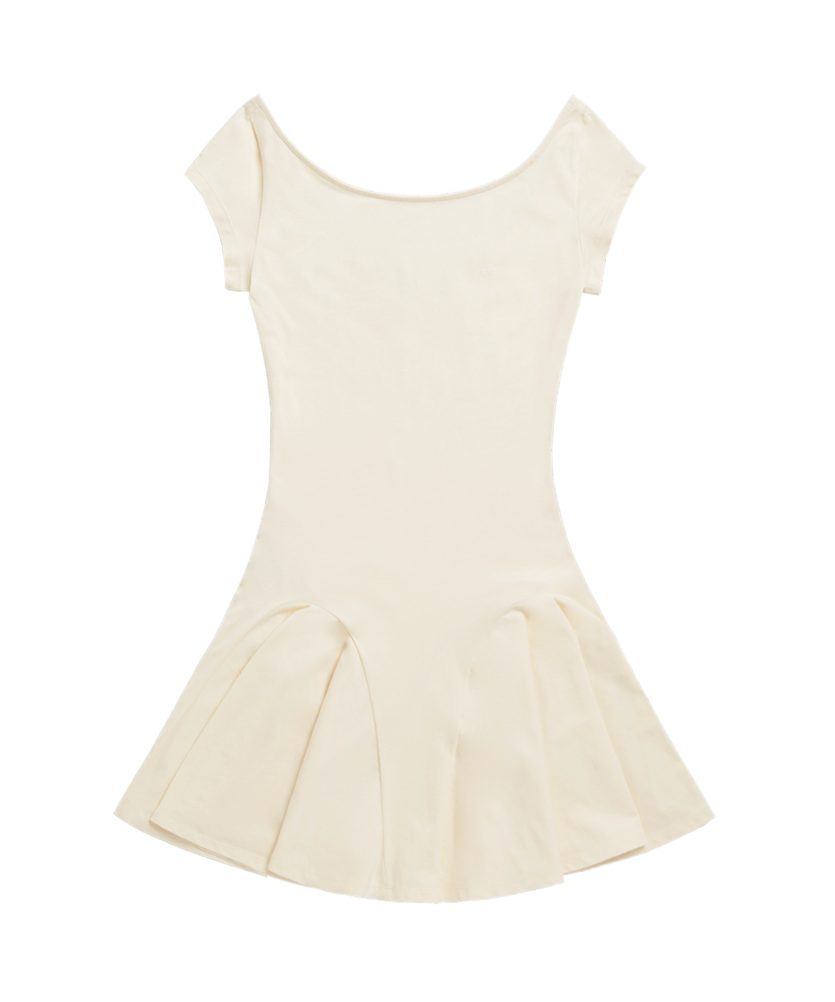 오호스(OJOS) i:e Fluid Capsleeve Dress 01 / Ivory