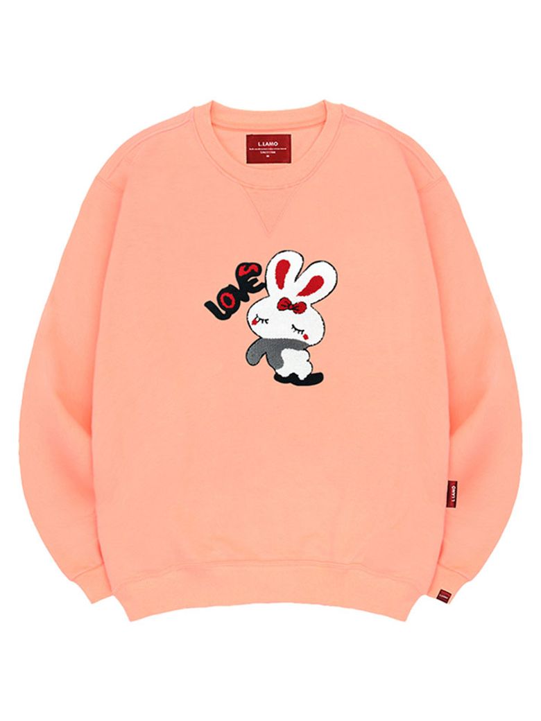 부클래빗 맨투맨 남녀공용 빅사이즈 S~4XL
