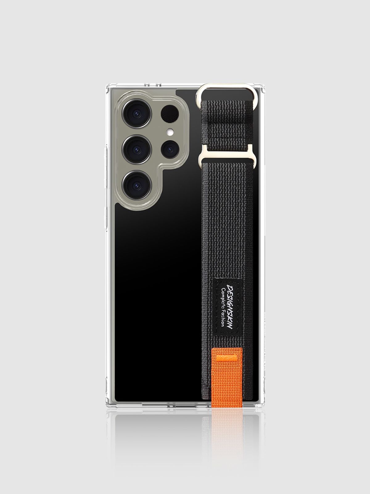 디자인스킨(DESIGNSKIN) 갤럭시 S24/23/플러스/울트라 뉴 스포티스트랩 케이스 ver.2-블랙